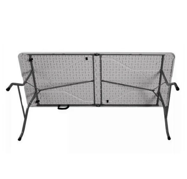 Cosco 6 Foot Premium Folding Table, White Speckle