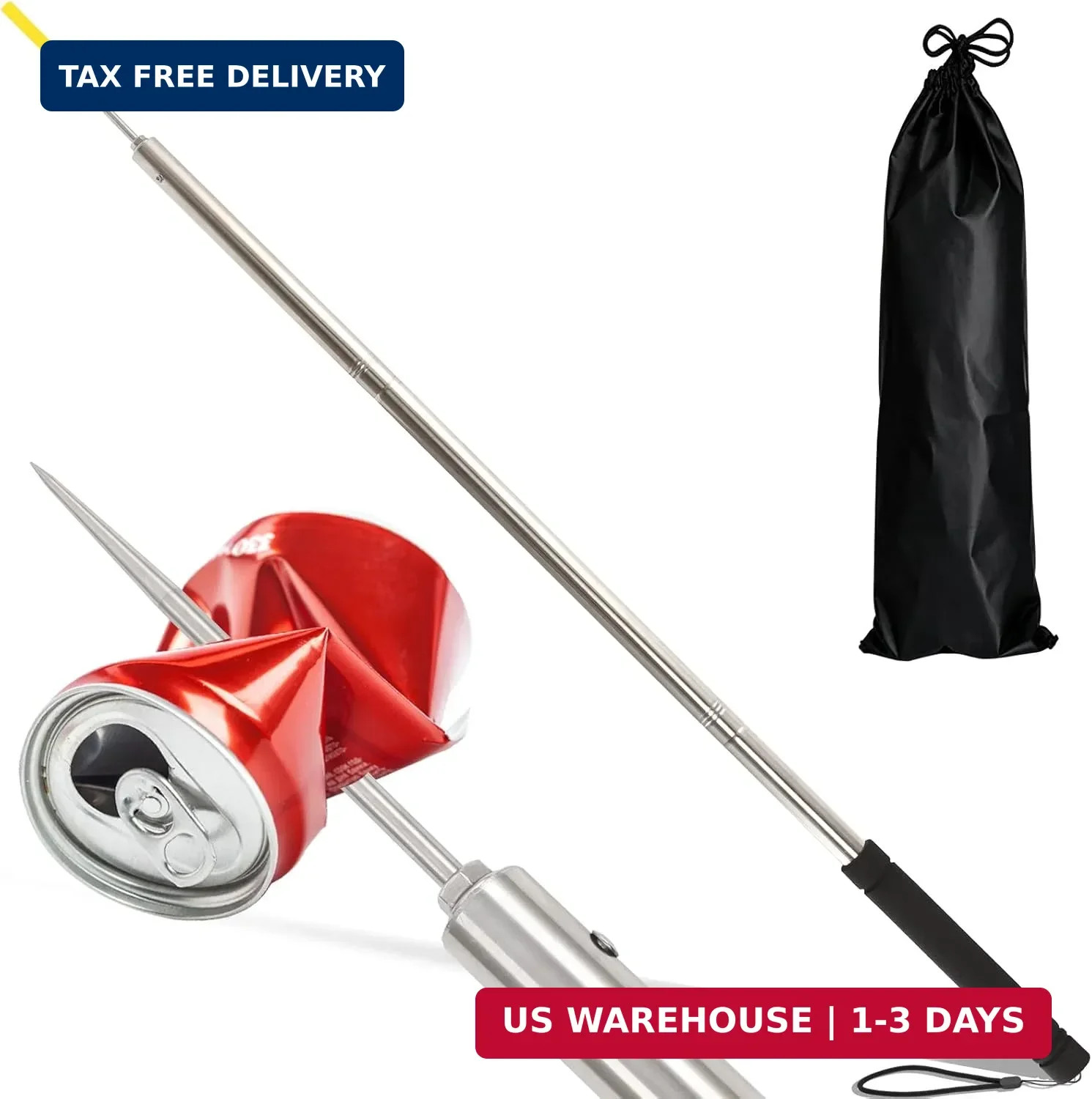 Trash Pickup Tool,47Inch Trash Picker Upper Grabber High-Duty Stainless Steels T