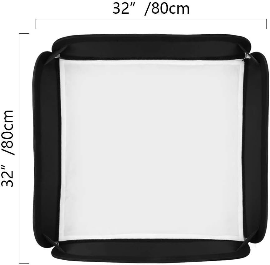 Reflective Silver 31'' Softbox with S-Type Bracket - Effortless Lighting Upgrade