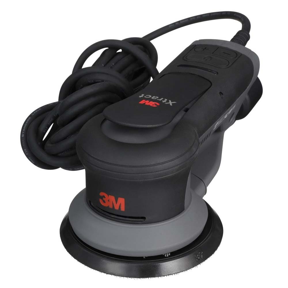 3M 7100254310 Xtract Electric Random Orbital Sander 5" 3/32" Orbit 110V 350W