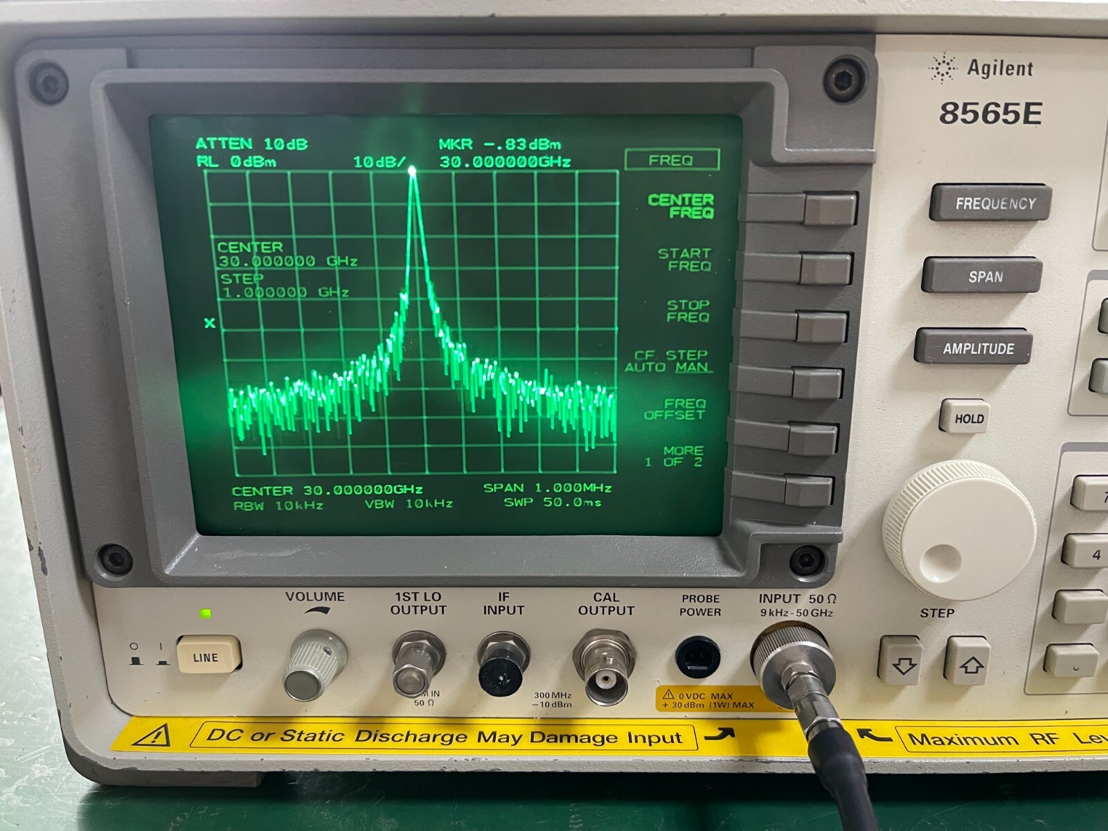 Agilent Keysight 8565E 9KHz - 50GHz Spectrum Analyzer_1513