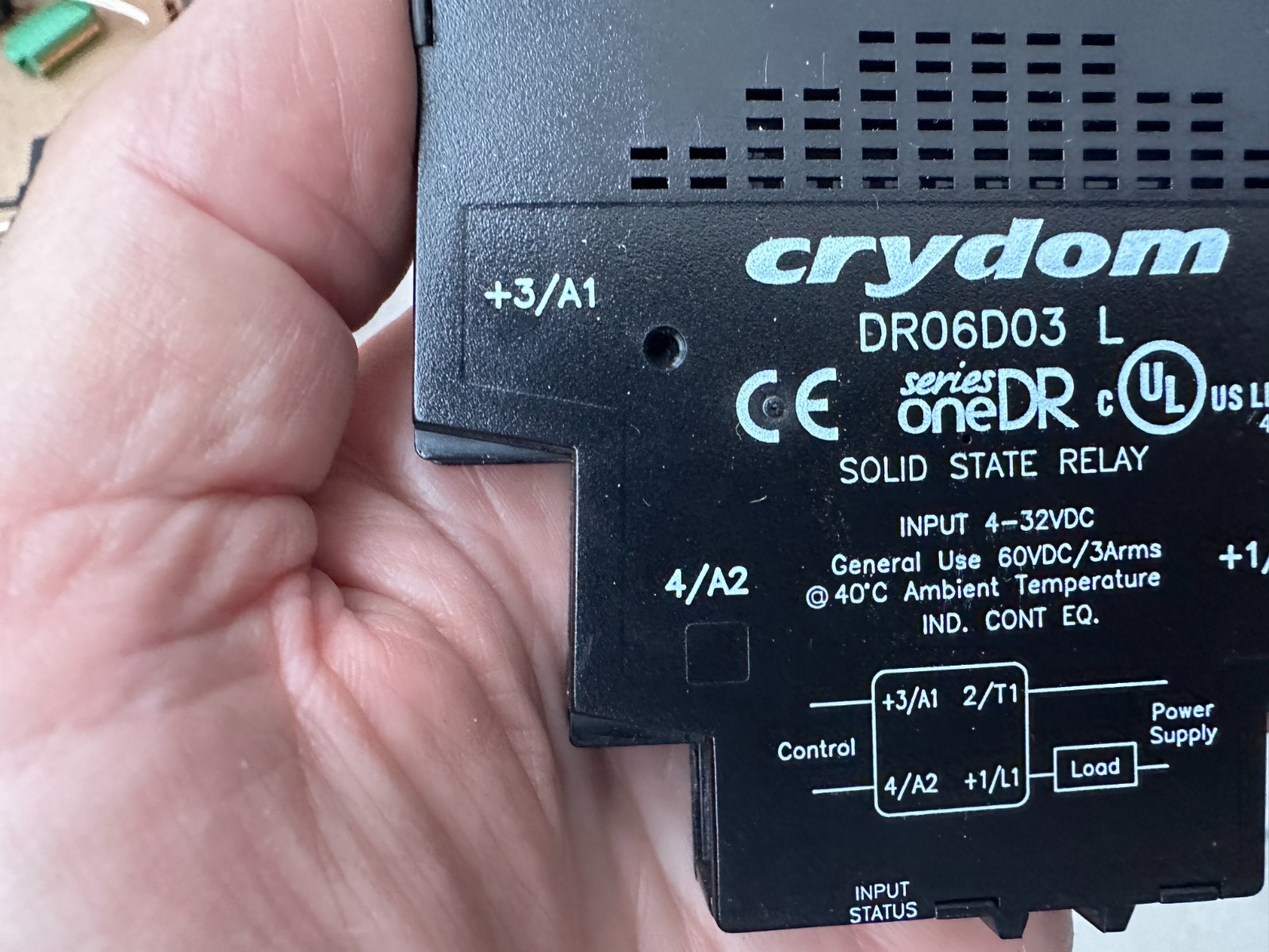 Crydom DR06D03 Solid State Relay (Lot of 2)