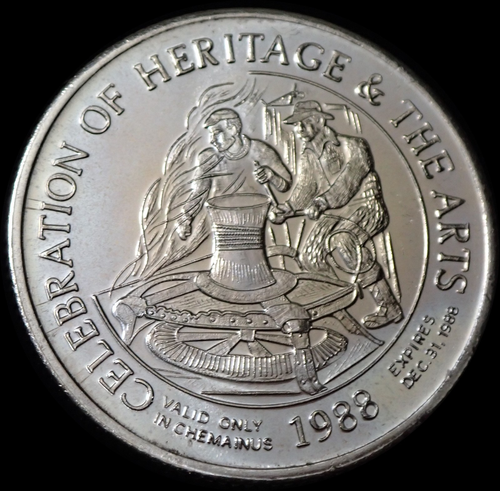 Canada Dollar 1988 Chemainus British Columbia WCA A811