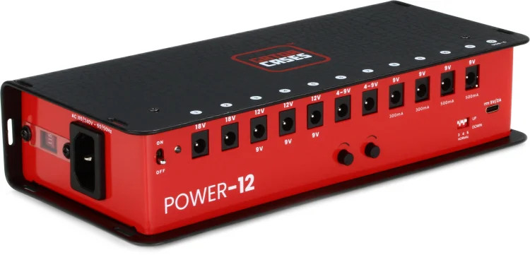 Gator GTR-PWR-12 Pedalboard Power Supply, 12 Outputs - 2300Ma