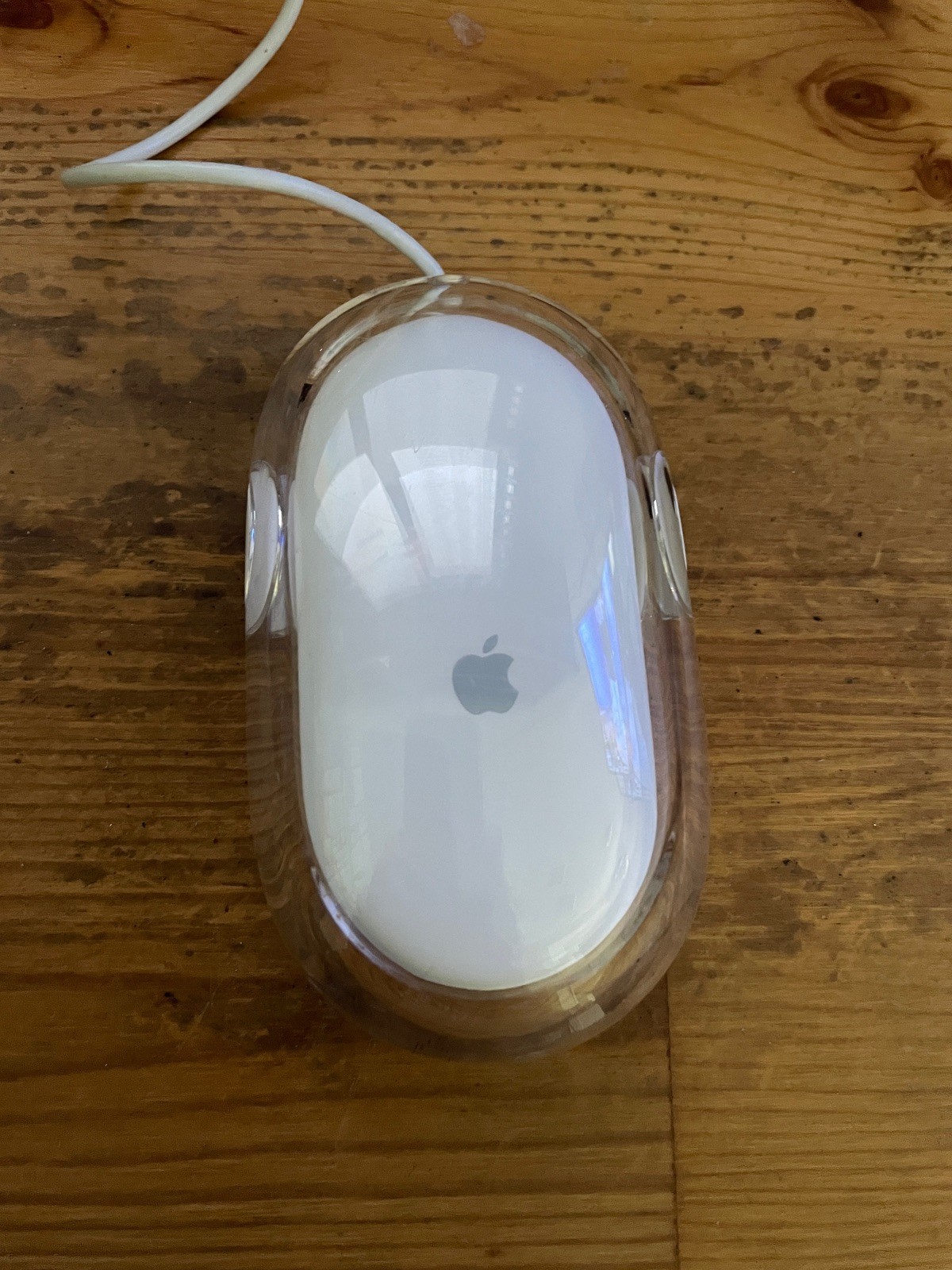 Apple M5769 Optical USB Mouse White/Clear