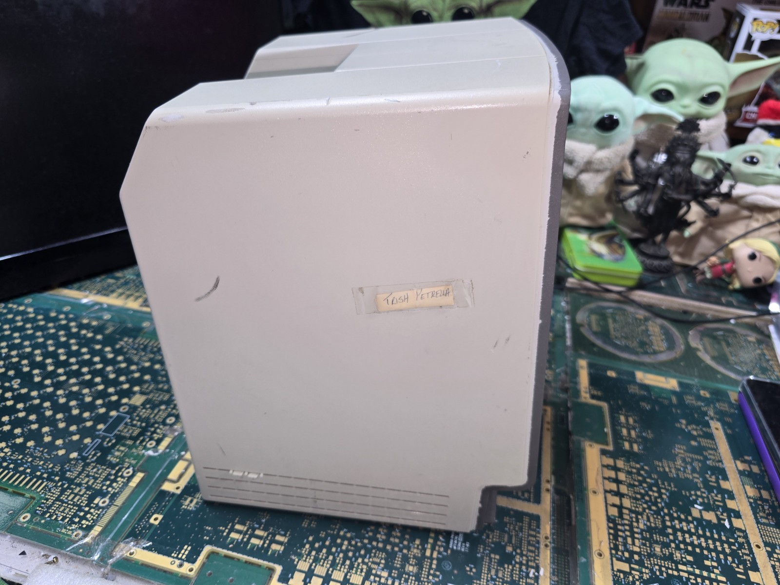 Apple Macintosh Classic M1420 EMPTY-Intact-Back Casing Shell #2-Just OK Cosmetic