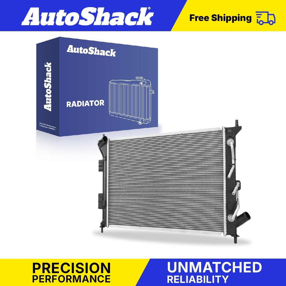 Radiator for Kia, Soul 2014-2017, L4 1.6L 2.0L