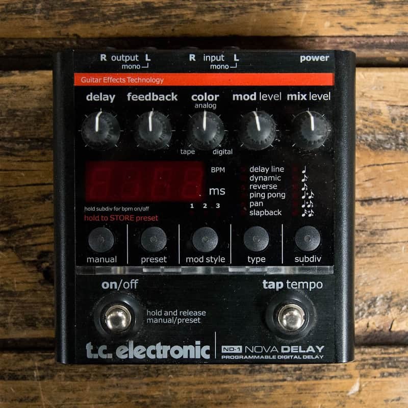 TC Electronic ND-1 Nova Delay - Digital Delay Pedal Tap Tempo