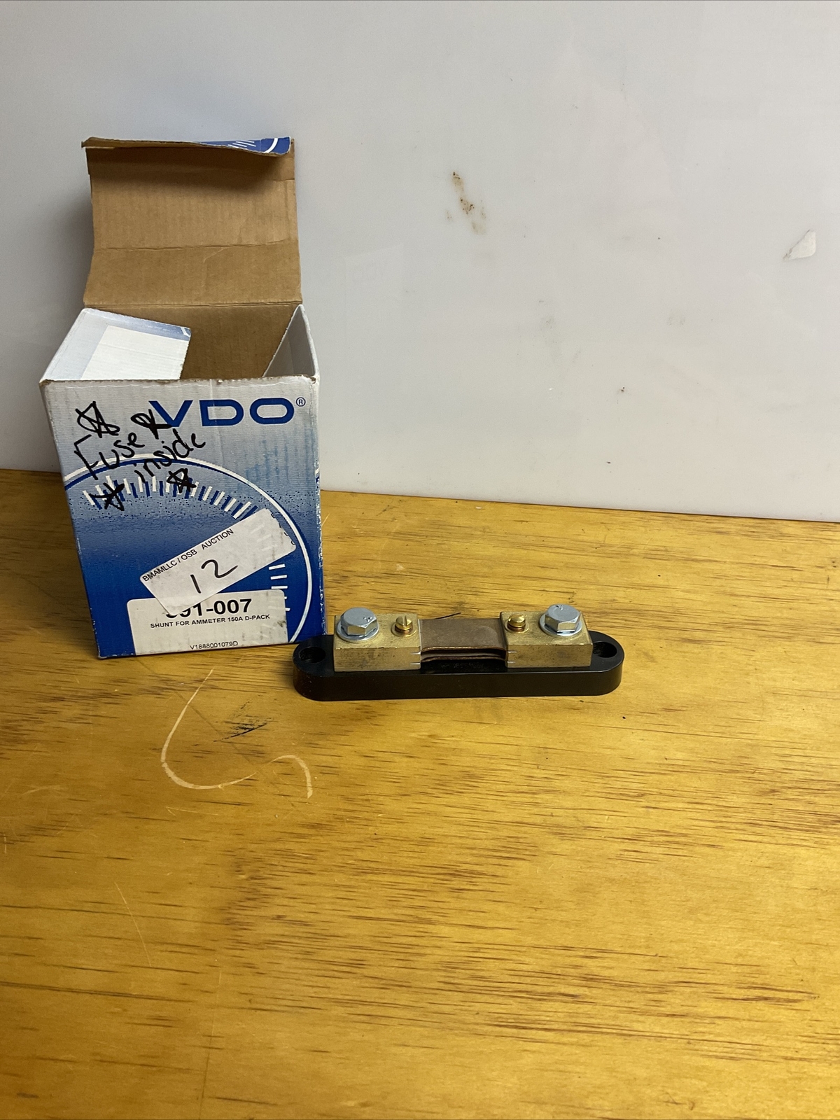 VD015A shunt for vision 391–007