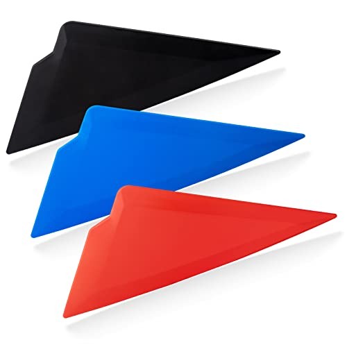 3 Hardness Triangle Squeegee Window Tint Kit, Flexible Micro Multicolor