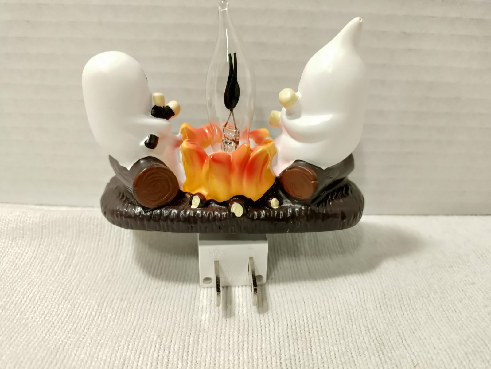 Ghost Night Light Campfire Roasting Marshmallows Flicking Fire Nightlight