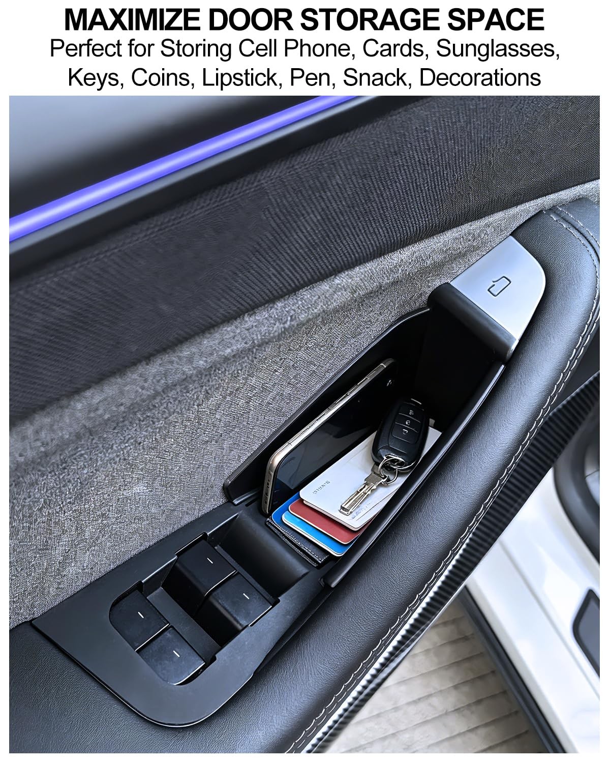 for Tesla Door Handle Storage Model Y Refreshed Juniper 2025 2026 Container M...