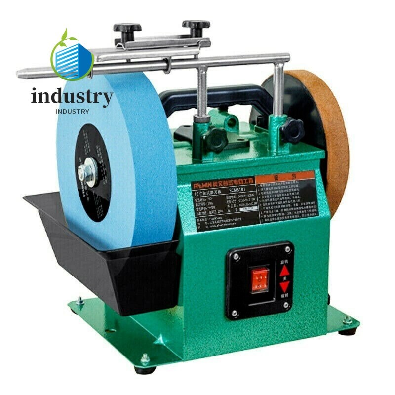 10'' Electric Knife Sharpener Water-cooled Grinding Machine Bench Grinder 220V