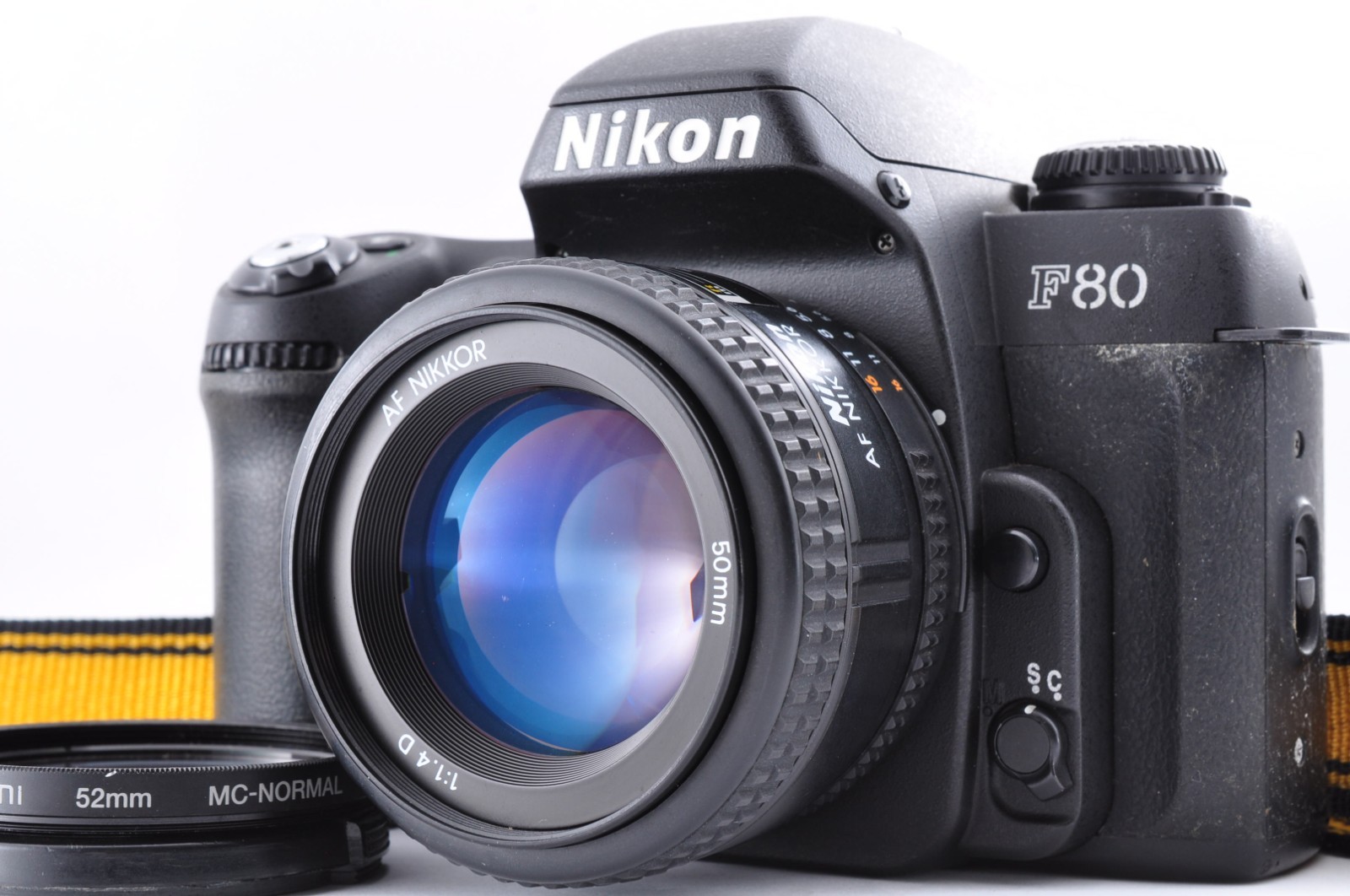 [Exc+5] Nikon F80 D F80D SLR 35mm Film Camera AF 50mm f/1.4 D Lens From JAPAN