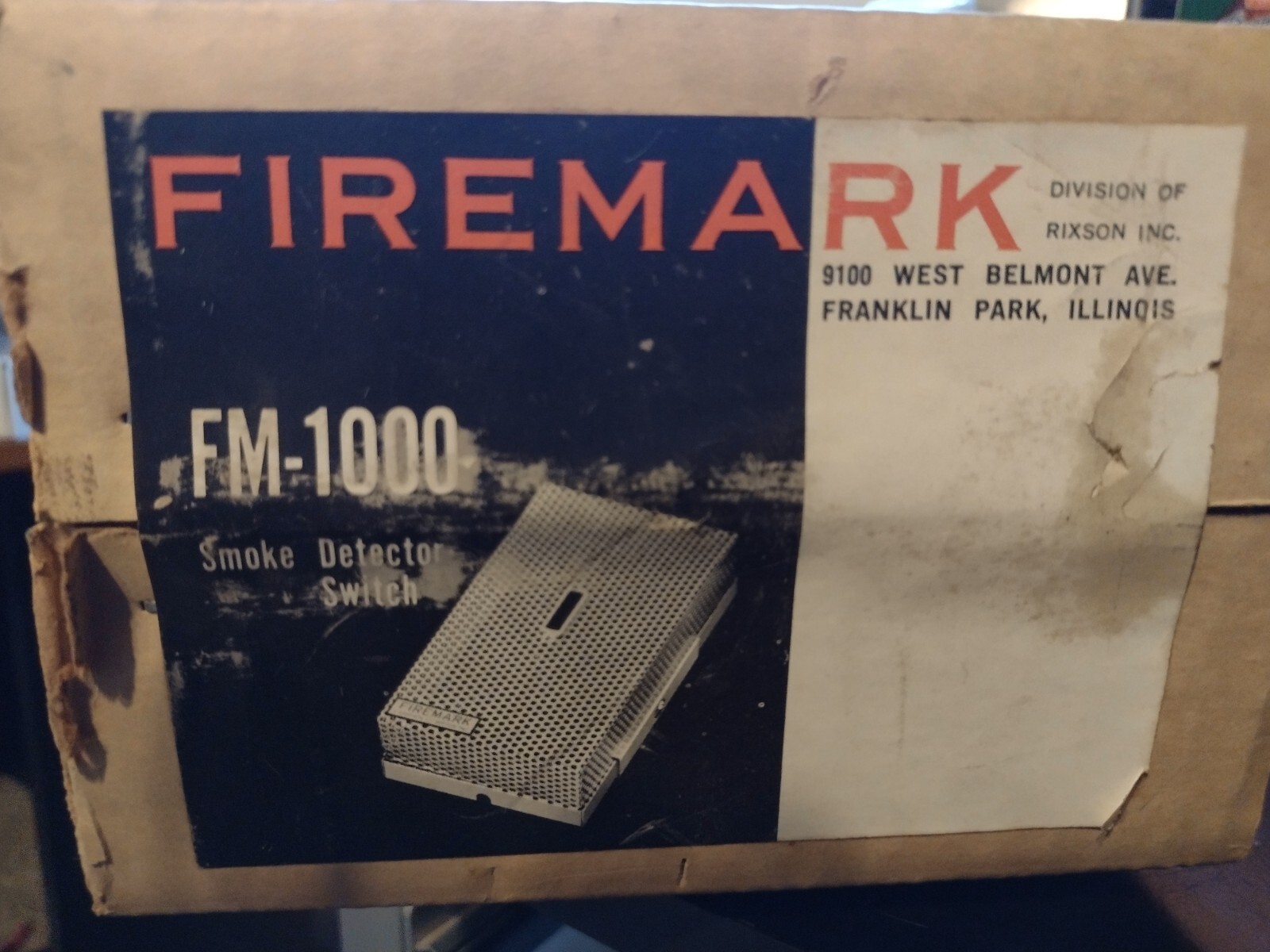 Rixson Firemark FM-1000 Smoke Detector Switch NIB!!  Free Shiping!!