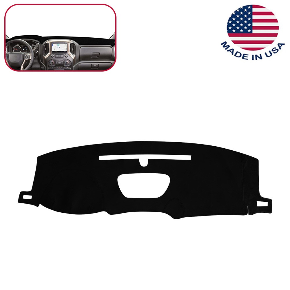 For Chevrolet Silverado 1500 19-21 Dashboard Cover Anti-Skid Dashmat Dash Mat