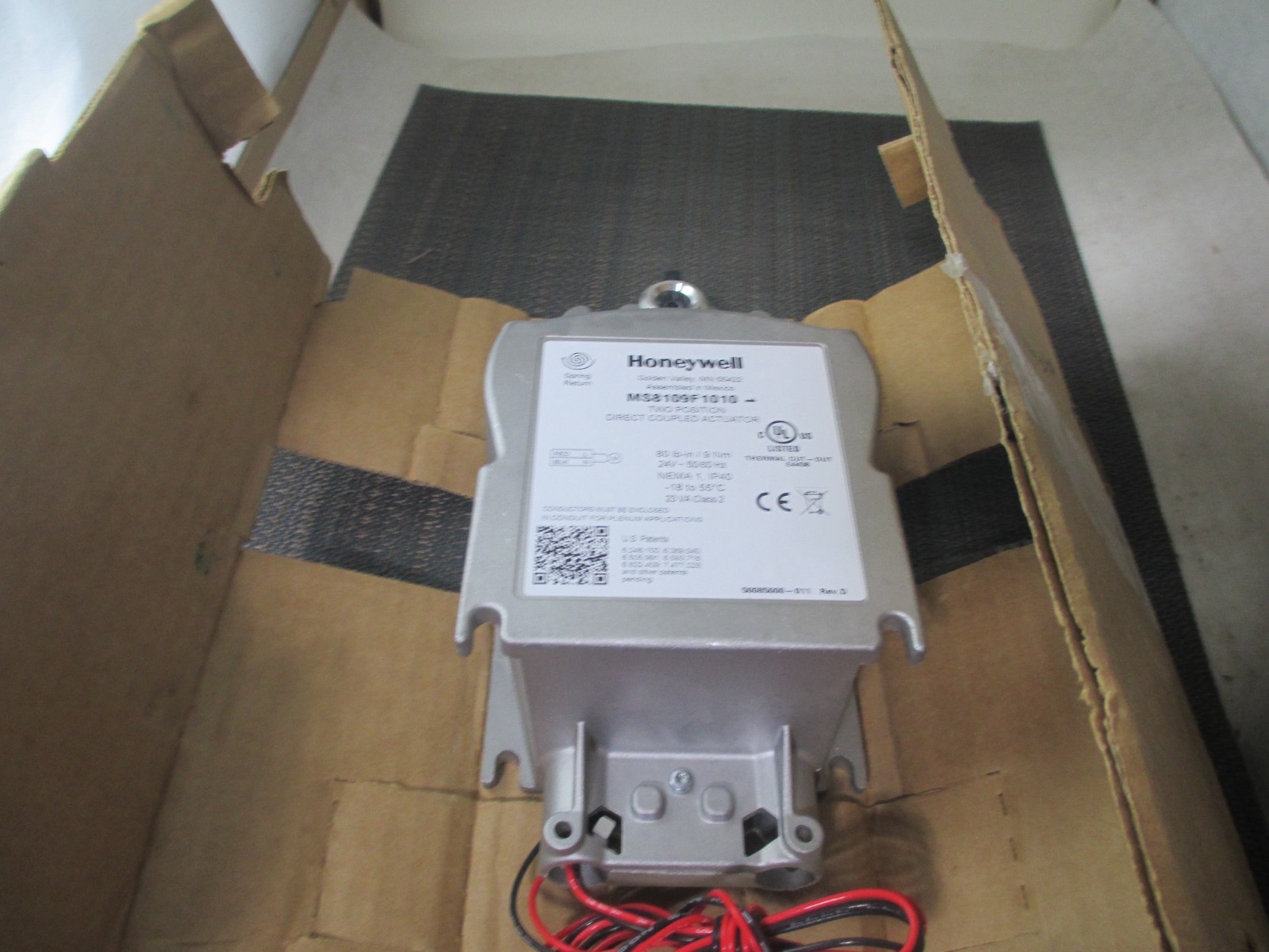 Honeywell MS8109F1010 Actuator NEW!