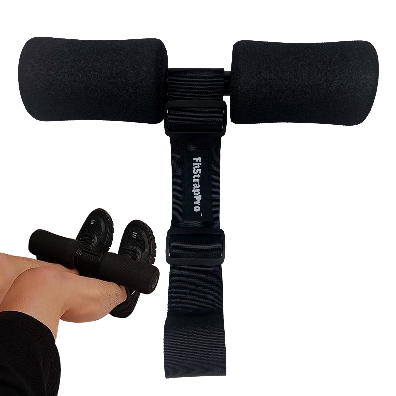Door Anchor Hamstring Curl Strap Adjustable Leg Workout Resistance Fitness Band