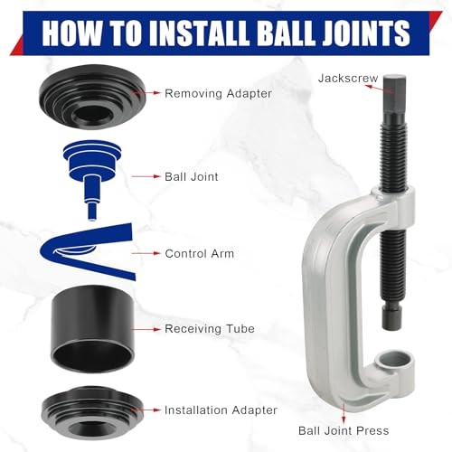 Ball Joint Removal Installation Tool, with U Joint Removal Tool | Equipped