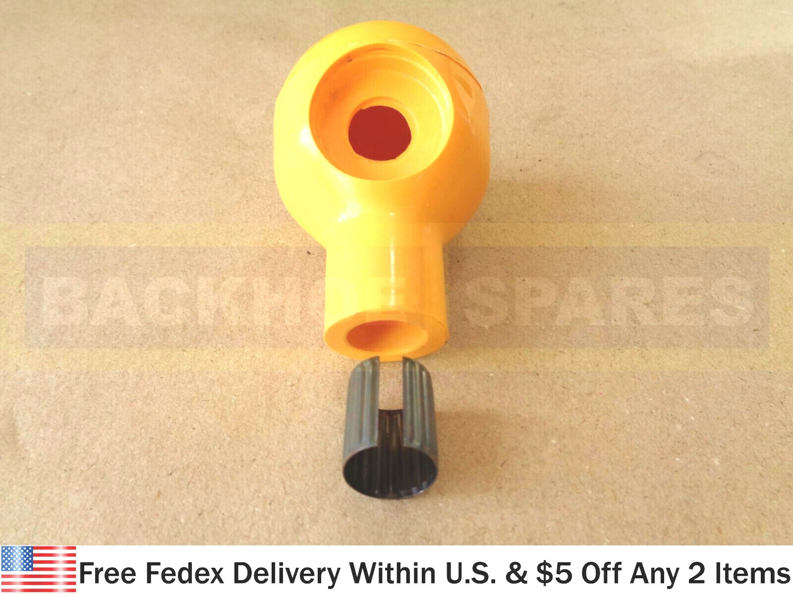 JCB PARTS - LOADER KNOB WITH TOLERANCE RING (993/61200 122/67459)