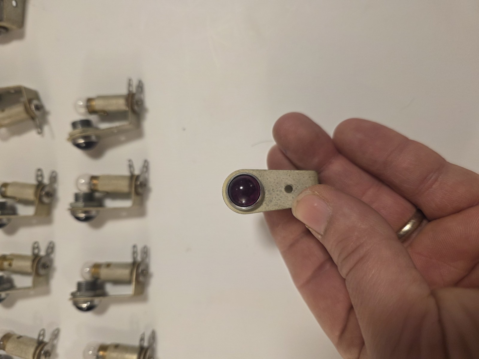 Eico Model 377 Audio Generator Sine & Square Wave ORIGINAL LAMP DISPLAY LIGHTS