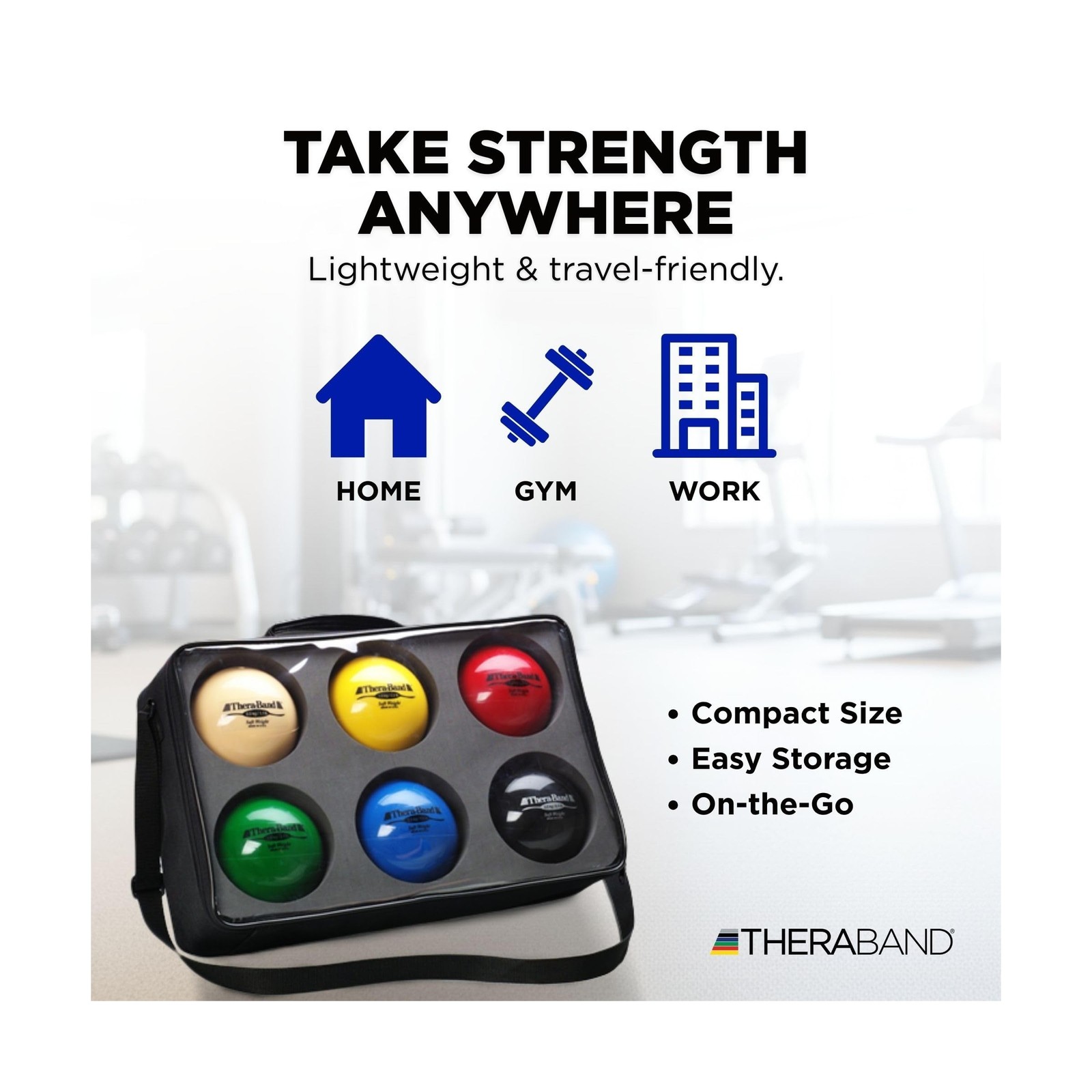 THERABAND Soft Weight, 4.5" Diameter, Weighted Balls for Baseball, Weighted B...