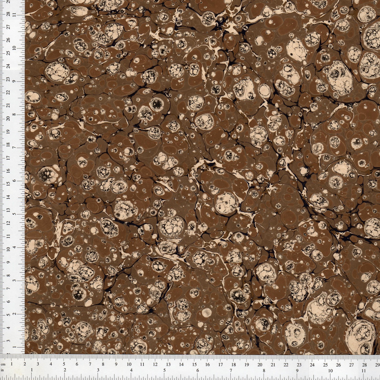 Hand Marbled Paper for Bookbinding and Restoration 48x67cm 19x26in Series f855