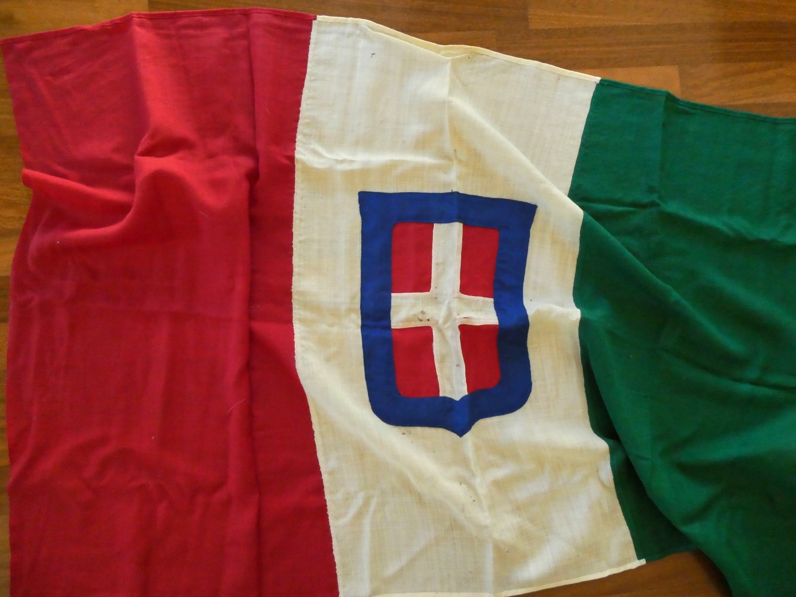 ITALY ITALIAN FLAG 1930's WWII SAVOIA ROYAL KINGDOM ORIGINAL FASCIST -MARKED- #3