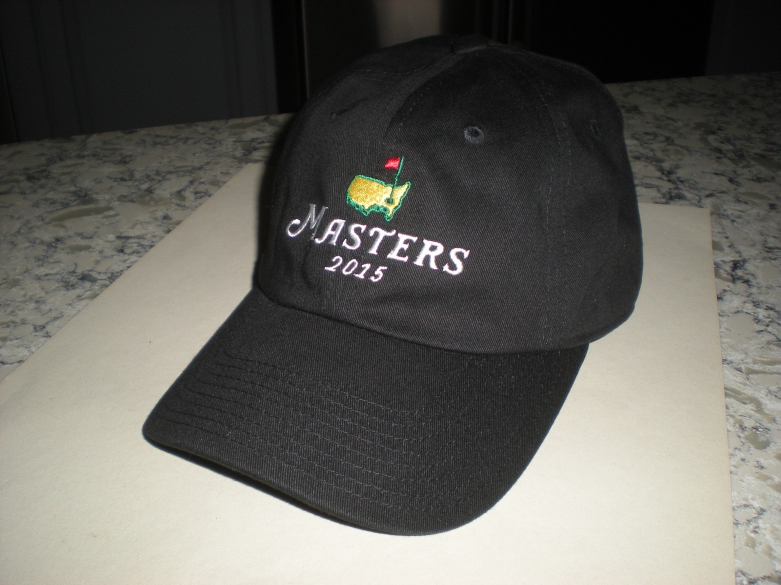 Masters 2015 Championship Black Golf Hat/Cap Adjustable NWOT