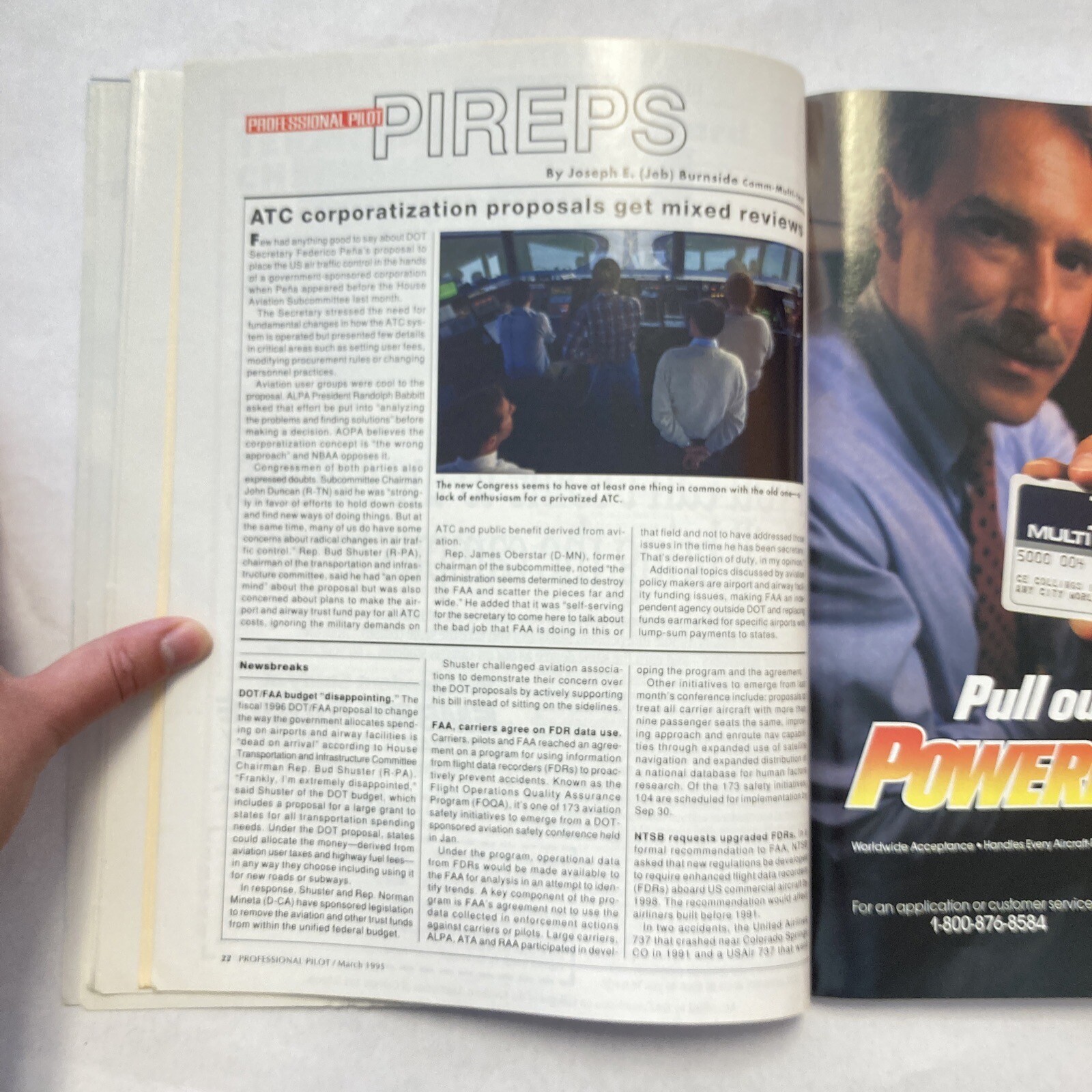 Professional Pilot - March 1995 Issue