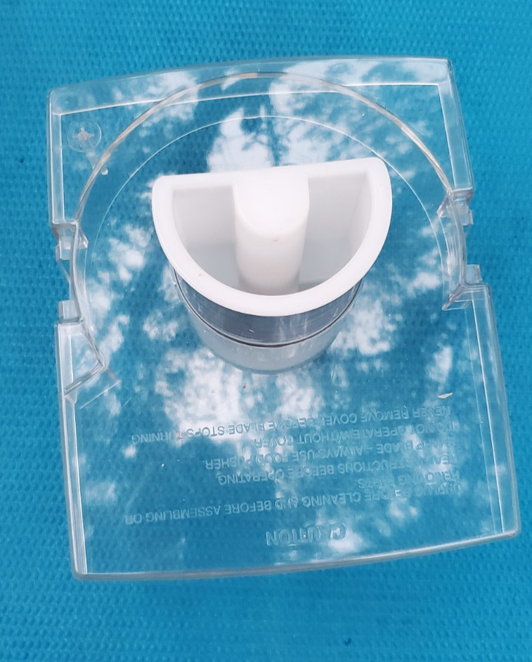 Cuisinart Juice Extractor JE-4 Replacement TRANSPARENT EXTRACTOR COVER & PUSHER