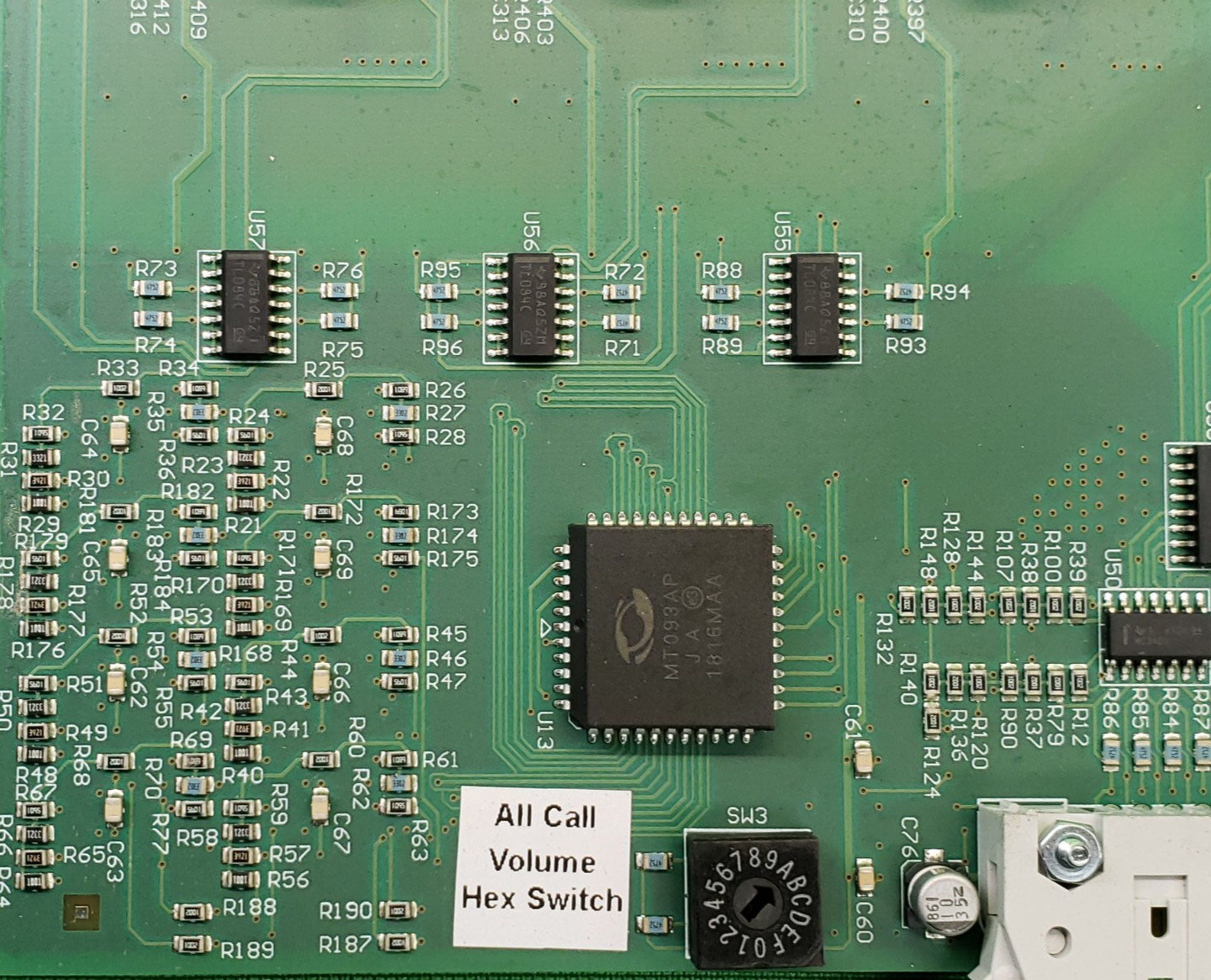 Valcom XPETCM12 Card SILKSCREEN SA-STA25V 2020 U32 R1.00 SW HW 003 R