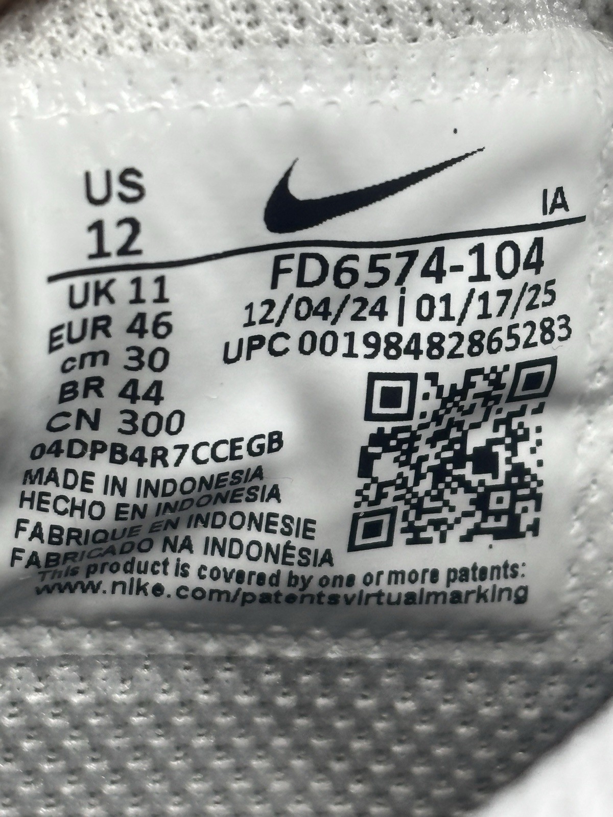 Nike Court Lite 4 Tennis Pickleball Shoes White Green Black Sz 12 FD6574-104 New