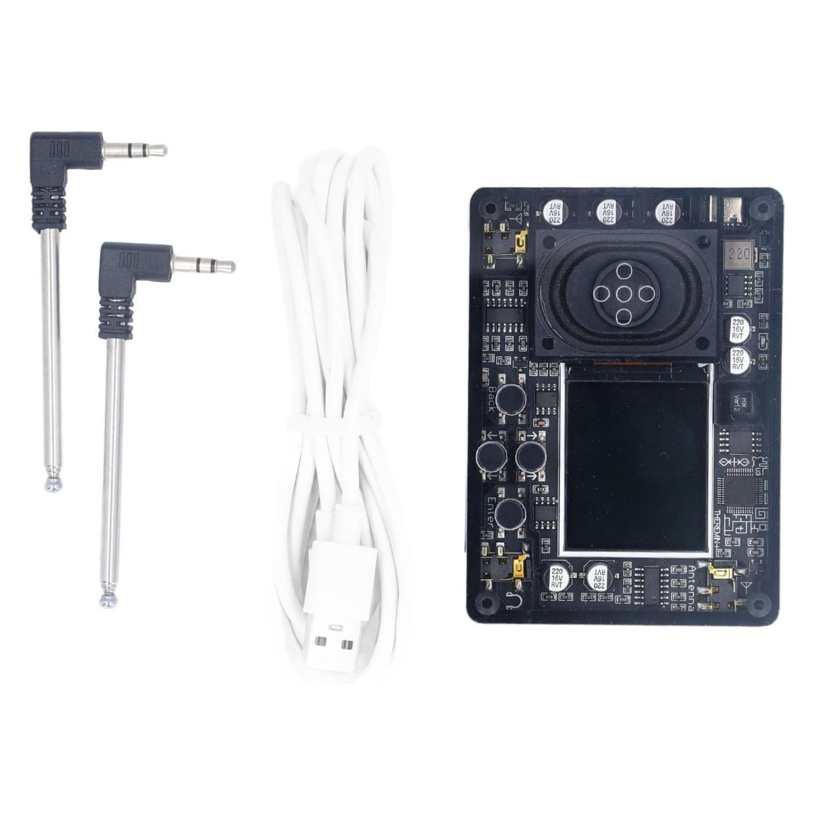 New Mini Theremin Musical Electronic Creative Instrument OLED Screen Display