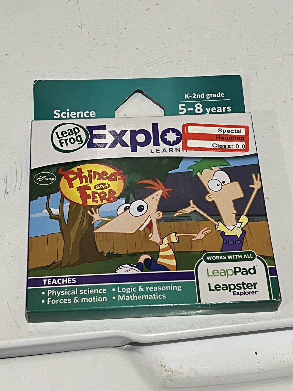 LeapFrog LeapPad Explorer Learning: Phineas and Ferb, Leap pad 1 2 3 GS Ult NIB