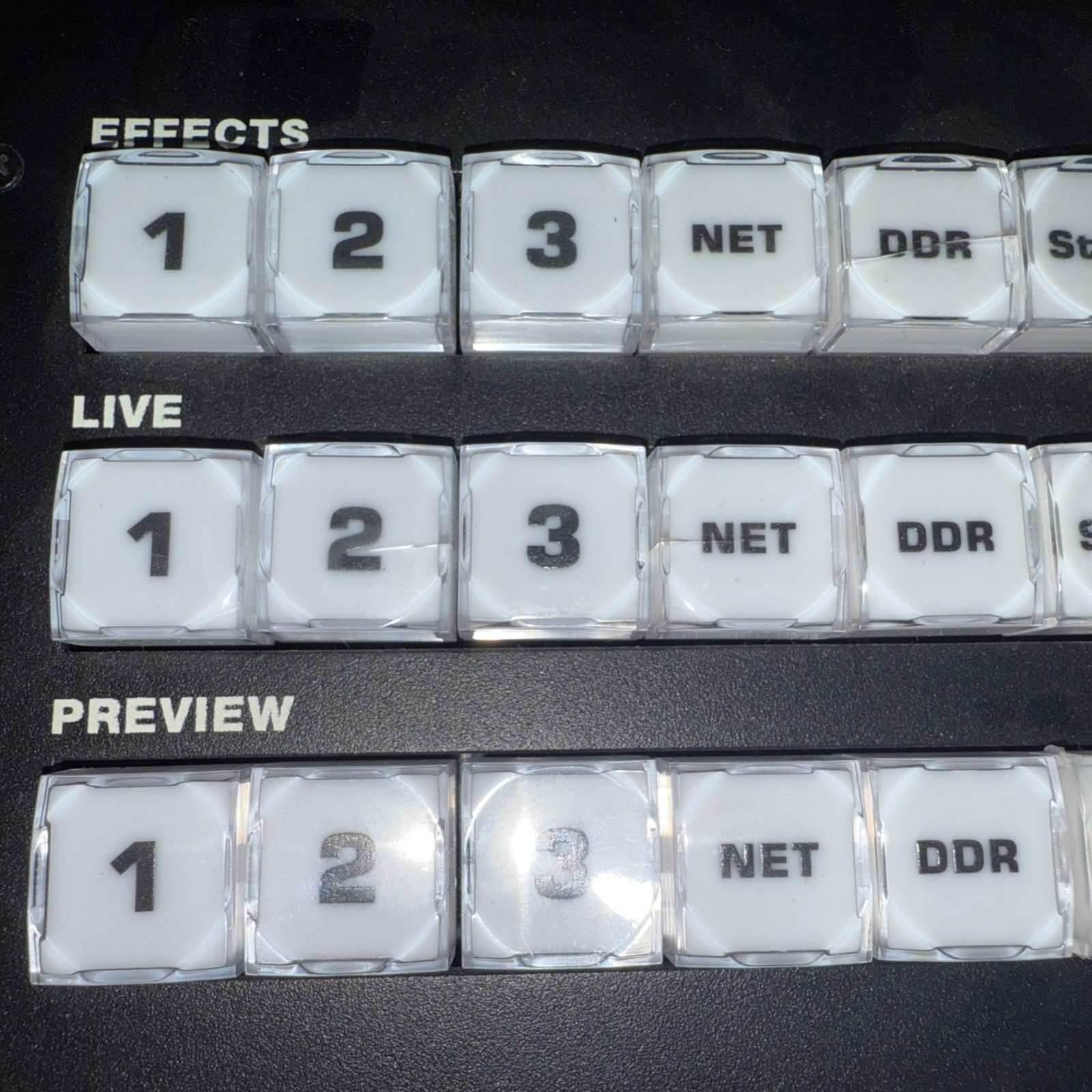 NewTek LiveControl LC-11 USB Controller Keyboard For NewTek TriCaster Untested