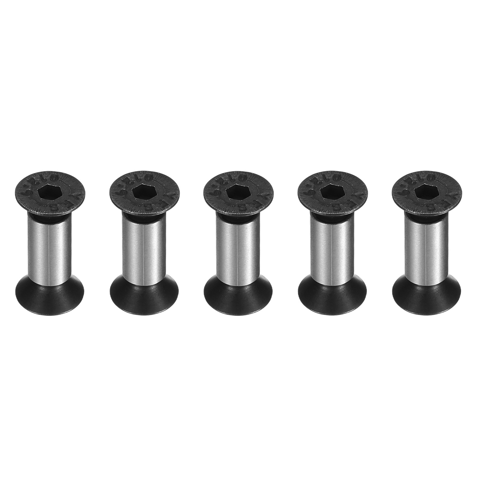 5pcs Knife Handle Screws 5x9mm Hex Sink Head Metal Pocket Knife Pivot Pin