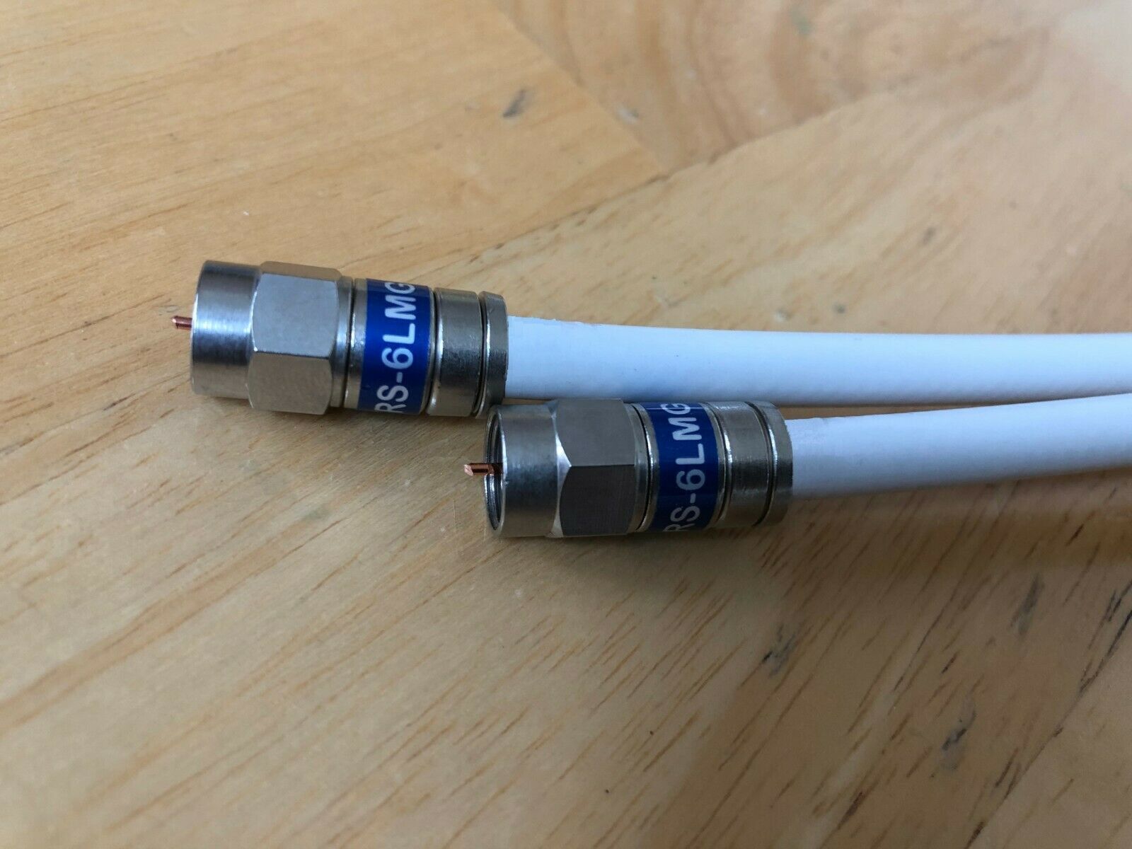 1Ft 2Ft 3 Ft 4 Ft 5 Ft 6Ft RG6 RG-6 Coaxial Coax Cable SAT CATV HDTV BLACK/WHITE