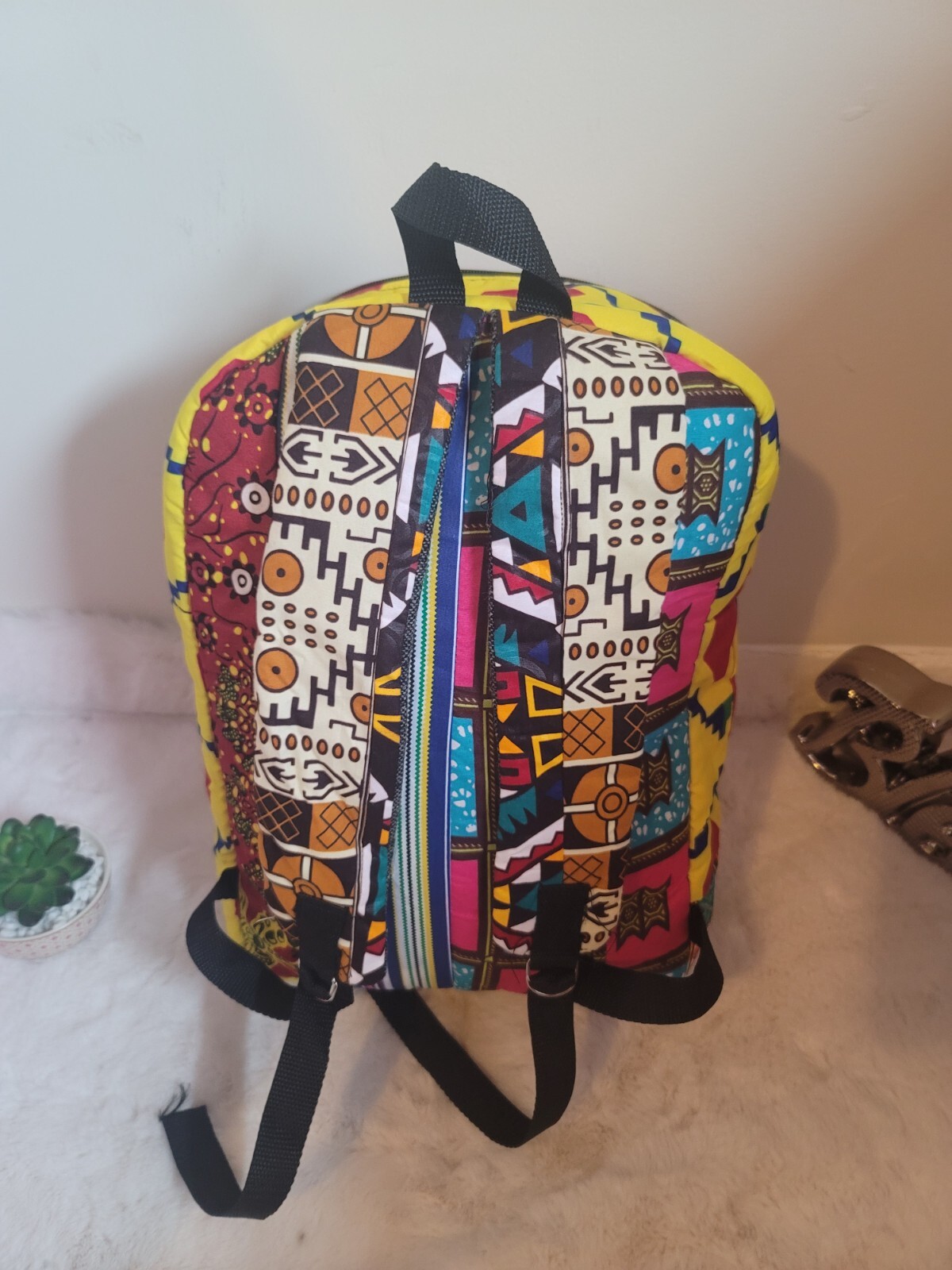 African Print Bag Pack