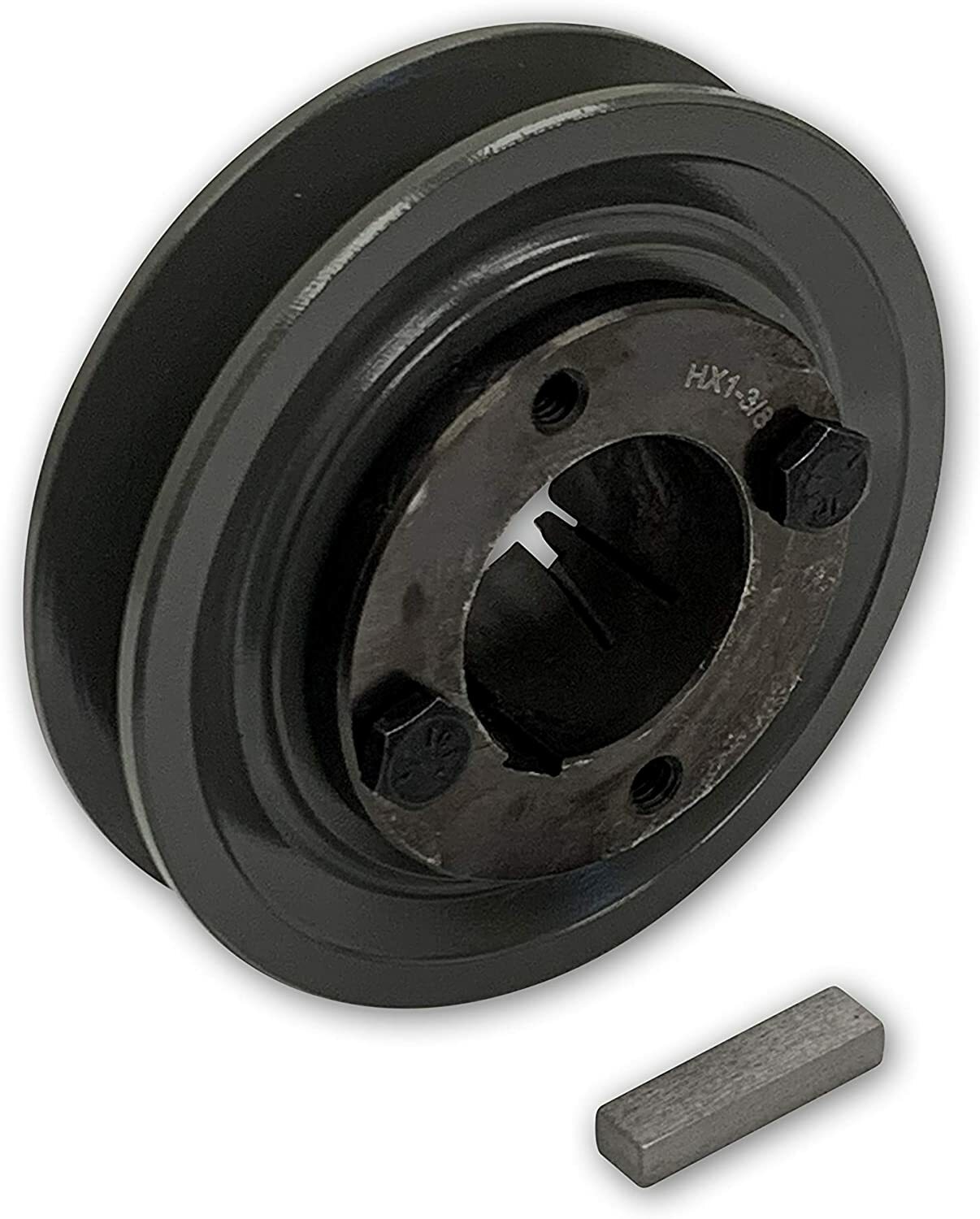 CAST IRON ELECTRIC MOTOR PULLEY SHEAVE 3.75", 1 SINGLE GROOVE FOR B, BX, 5L BELT