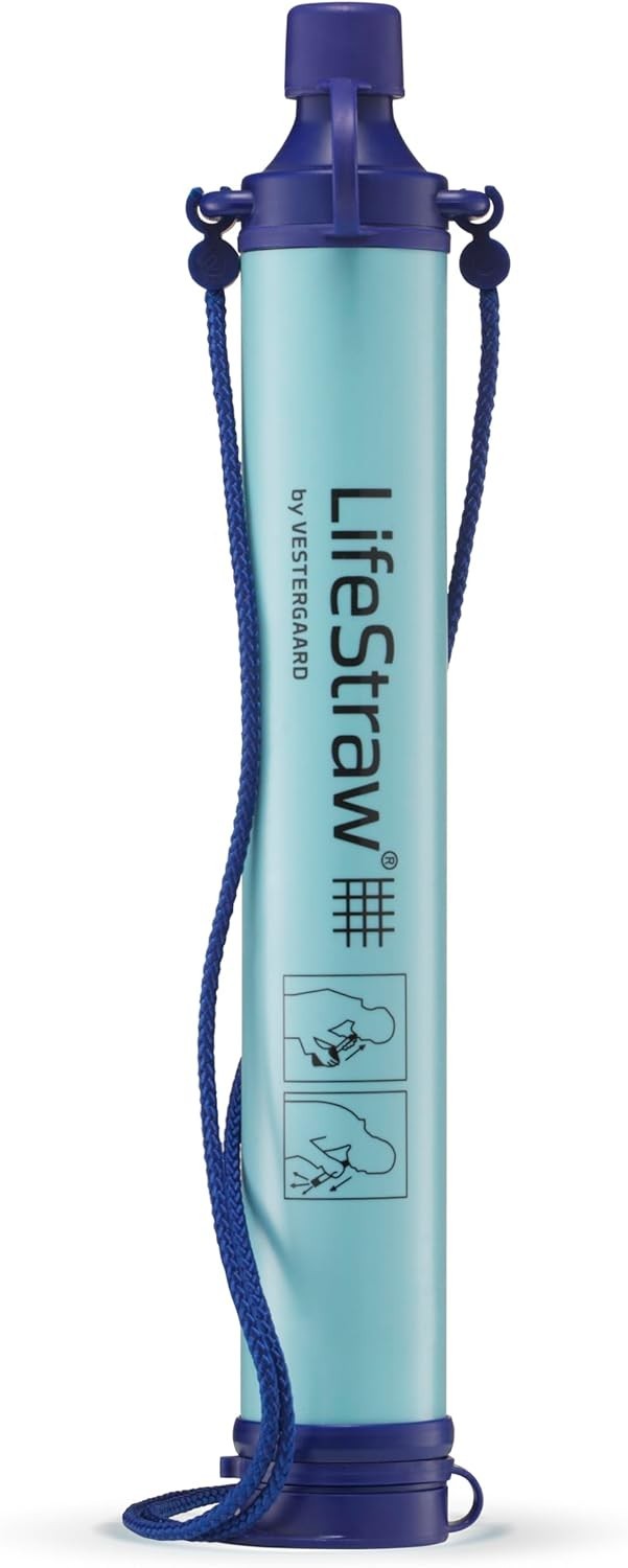 LifeStraw Personal Water Filter for Hiking Camping Travel Emergency Vestergaard