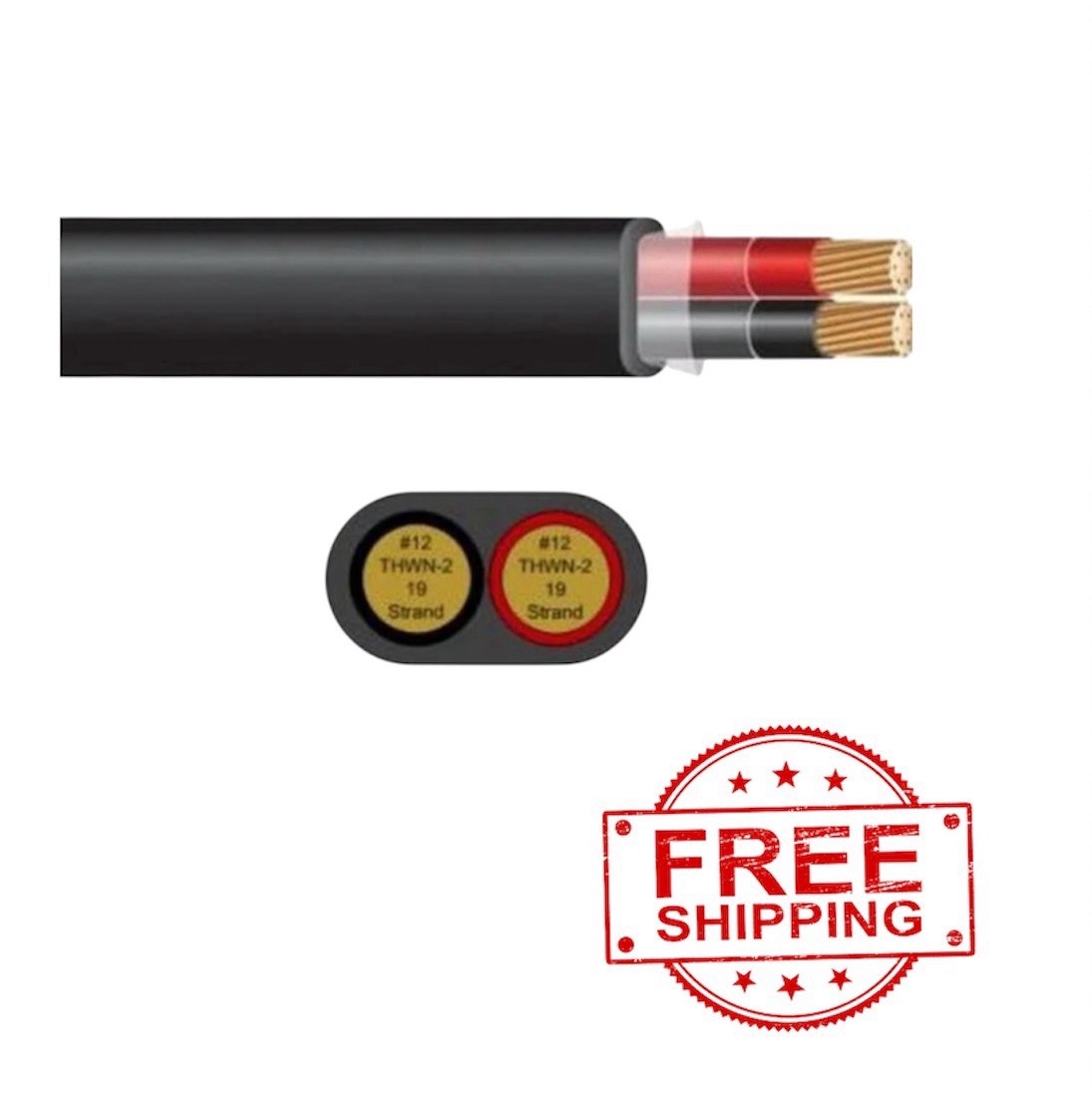 30’ Enphase IQ Raw Q-Cable Q-12-RAW 30 Feet Cut NEW Free Shipping