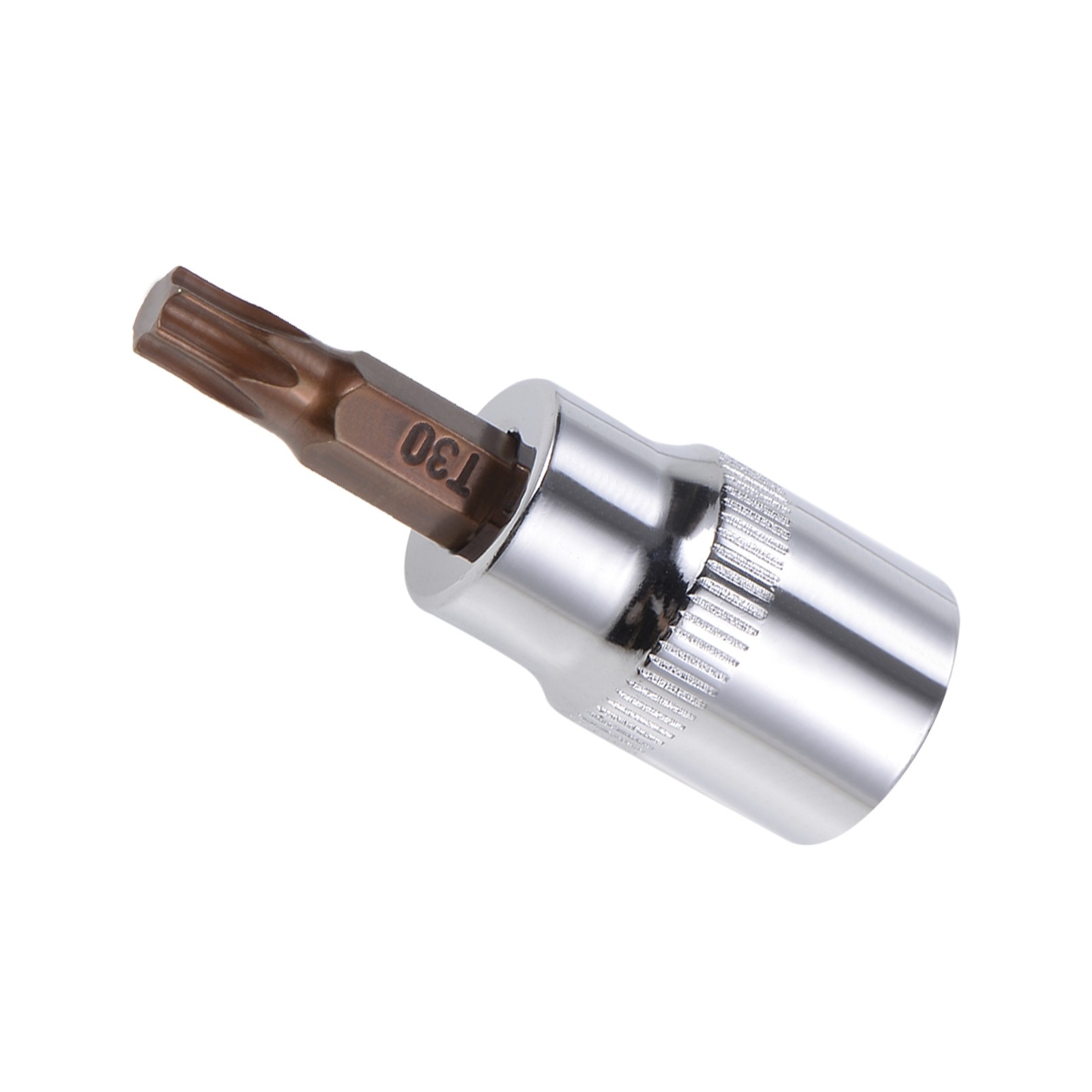 Torx Bit Socket T30 Bit 3/8" Drive 1.5" L S2 Alloy Steel CR-V Socket