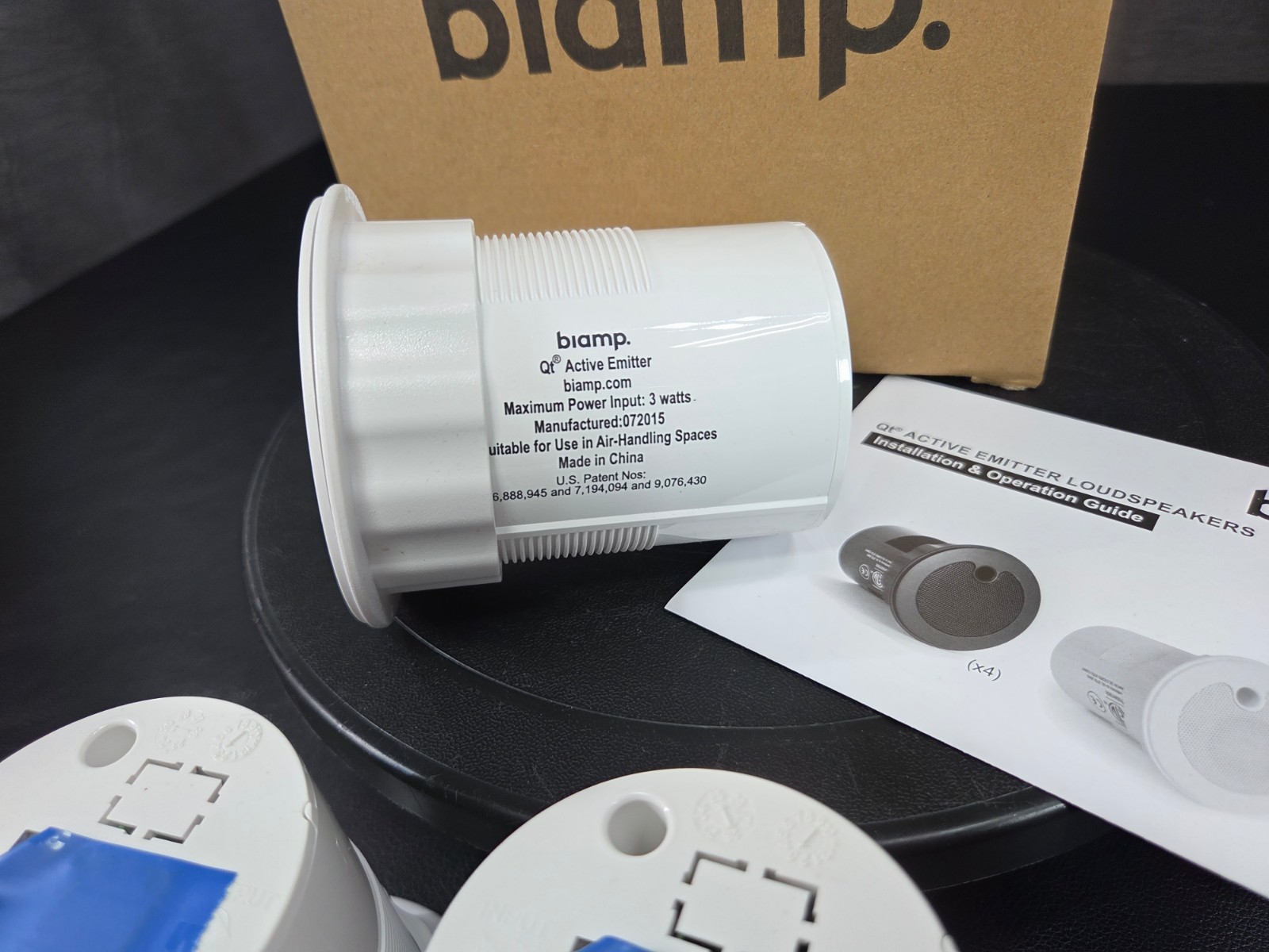 Biamp Cambridge E-P-W-4 Qt Active Emitters (4-Pack) – NEW FAST SHIP!💨✅