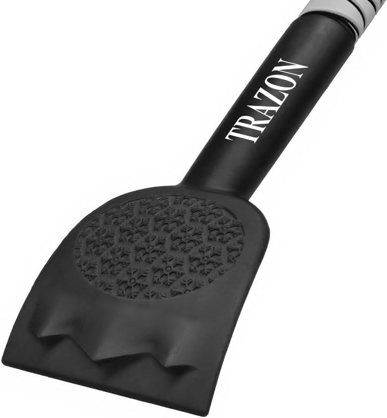 Compact 42.4" Snow Brush & Ice Scraper with Detachable Handle - Cars & SUVs