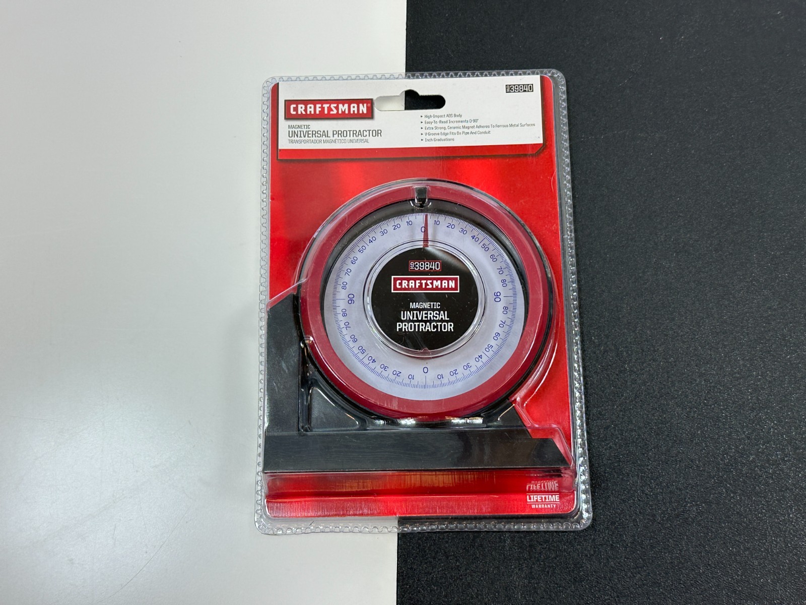NEW Craftsman Tools 39840 Magnetic Universal Protractor, Angle Measurement