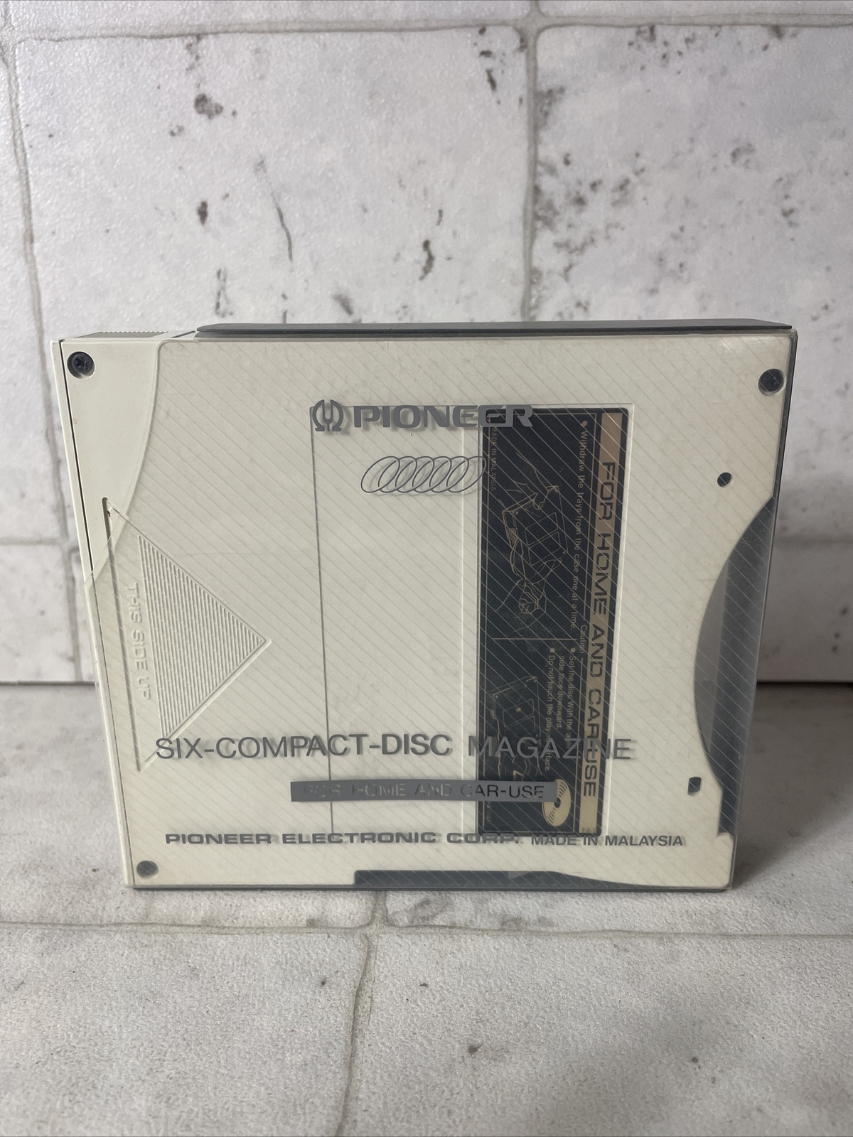 Pioneer Six Compact Disc Magazine White