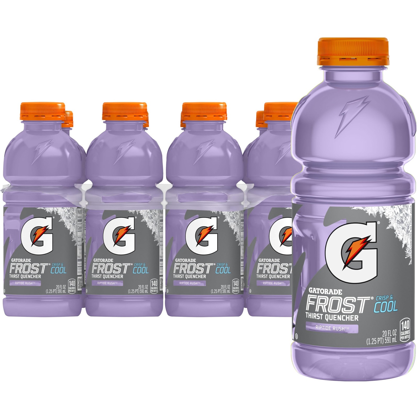 Gatorade Frost Thirst Quencher, 20 Fl Oz Bottles, 8 Pack 20 (Pack of 8)