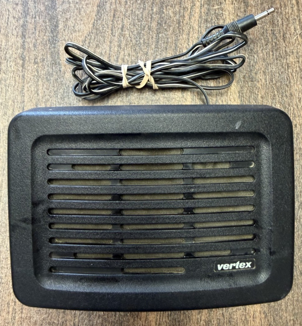 Yaesu Vertex MLS-100 Mobile Speaker w/ Mounting Bracket (USED) No Hardware