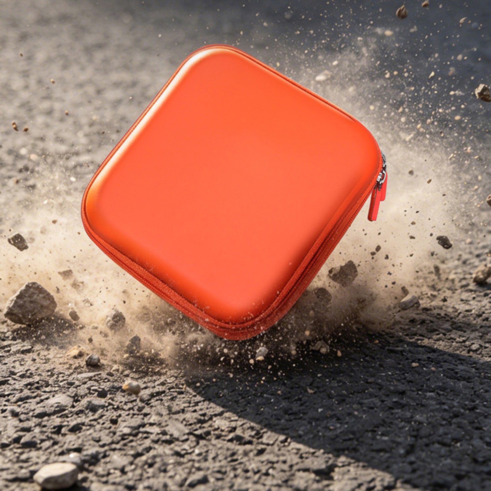 For DJI Action 6 Hard Carrying Case Shockproof Waterproof Travel Storage Pouch